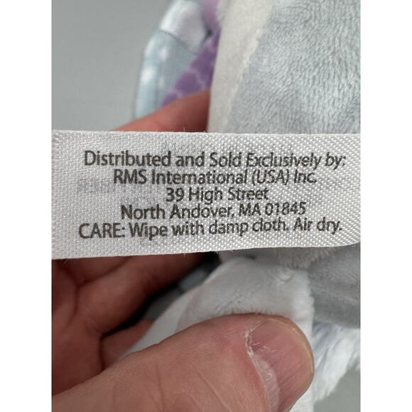 Plush Fox Blue Blanket Swaddle 10" Stuffed Animal Toy Lovey RMS International - Picture 7 of 7